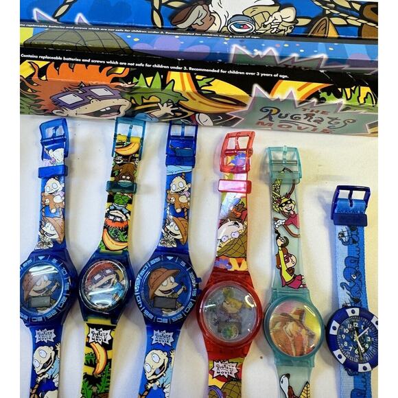 VtgThe Rugrats Movie Collectible Watches Set of‎ 4 Equity 1998 Plus 2 - Untested - Picture 10 of 16